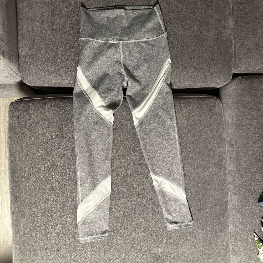 Aerie Gray Leggings Soft Heathered Fabric